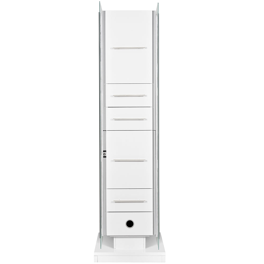 Magic II Double LED Lighted Styling Station White DIR