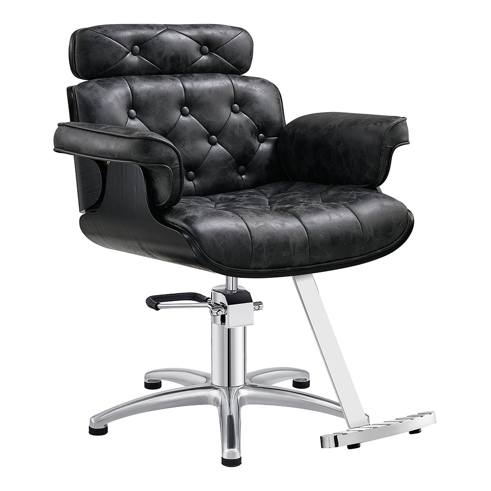 Empress Vintage Styling Chair in Vintage Black DIR