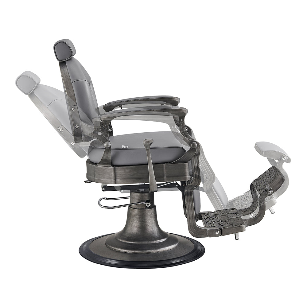 Kaiser II Retro Style Barber Chair Gray DIR