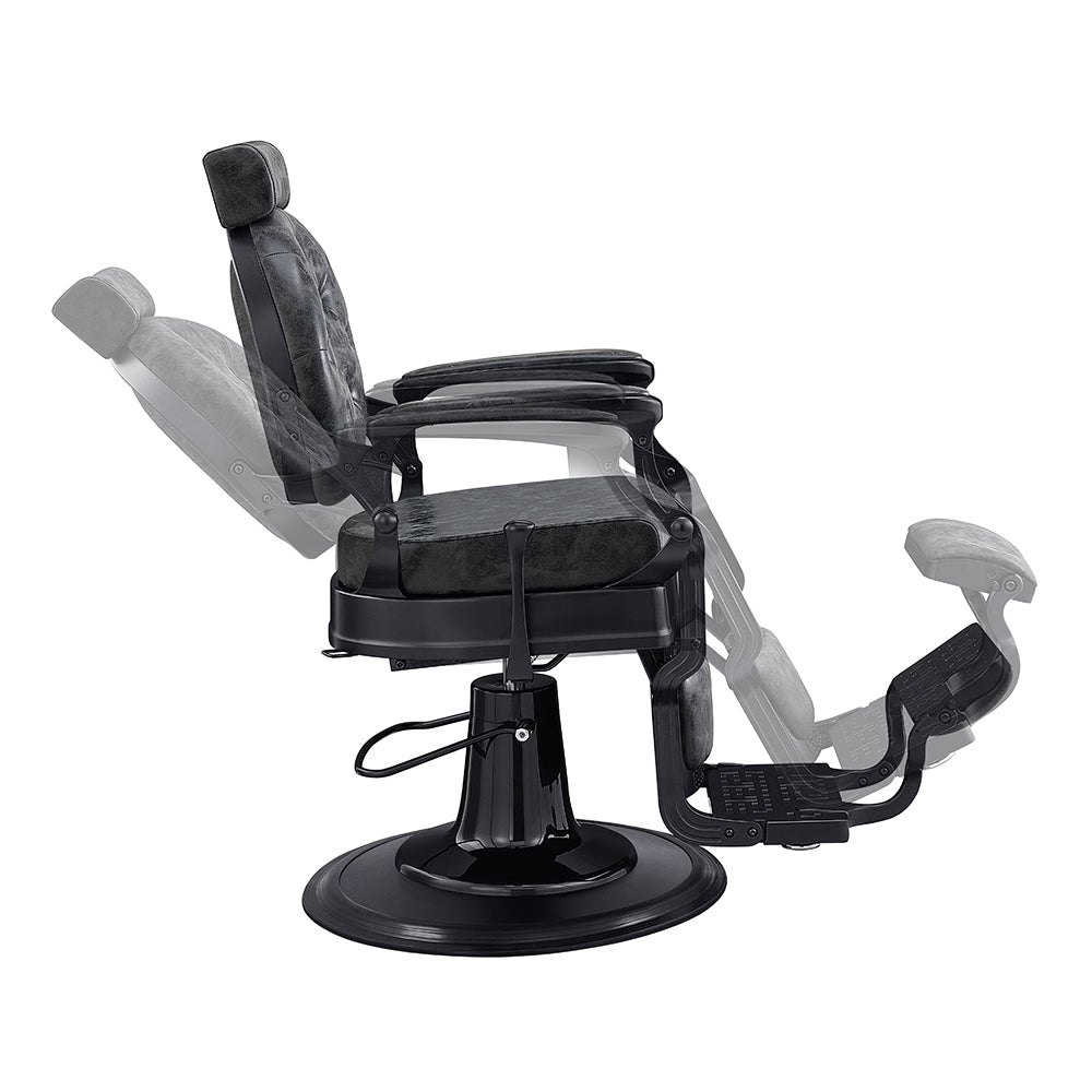 The Viking Modern Barber Chair Vintage Black DIR