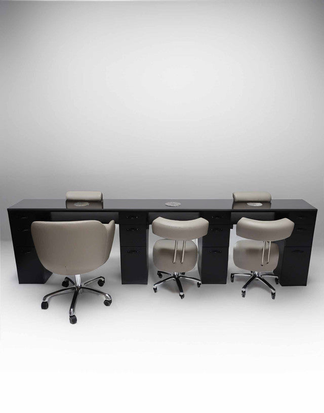 Triple Manicure Table - Edge Line Belava