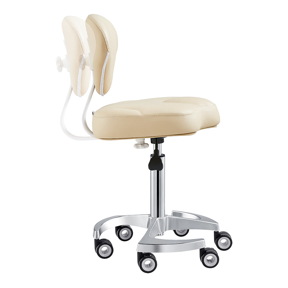Zen Adjustable Swivel Beige Stool DIR