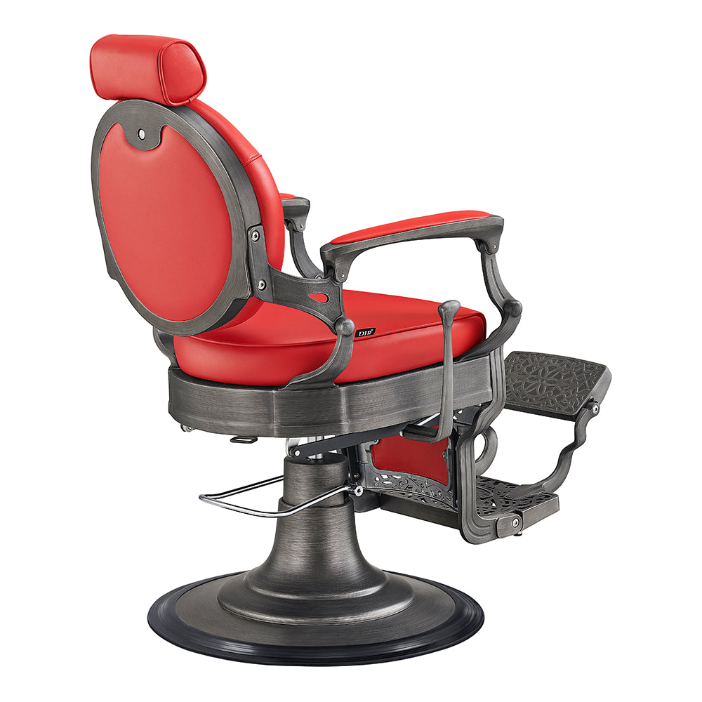 Kaiser II Retro Style Barber Chair Red DIR