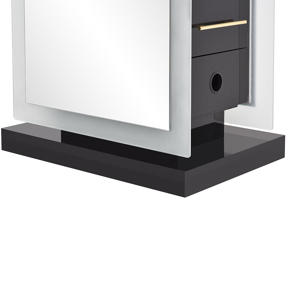 Magic II Double LED Lighted Styling Station Black DIR