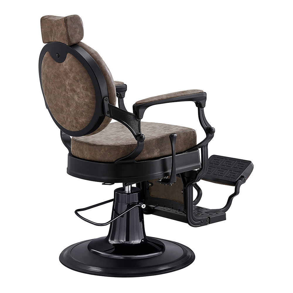 The Viking Modern Barber Chair Vintage Brown DIR