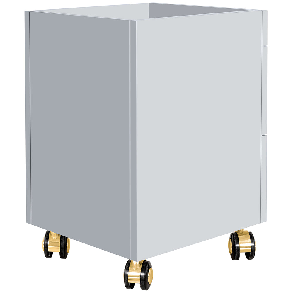 Cannes Manicure Pedicure Trolley Cart Gray DIR