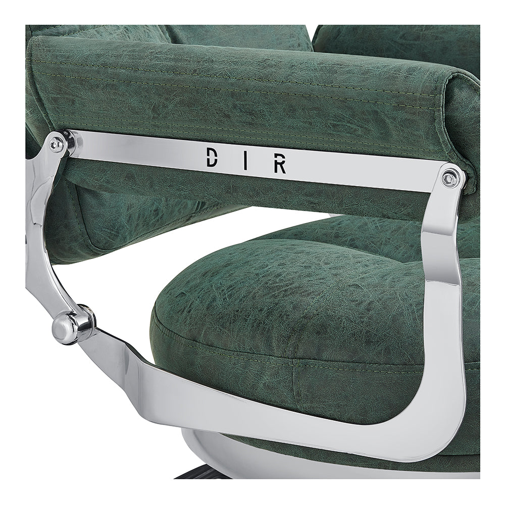 Milano Salon Hairdressing Styling Chair Vintage Green DIR