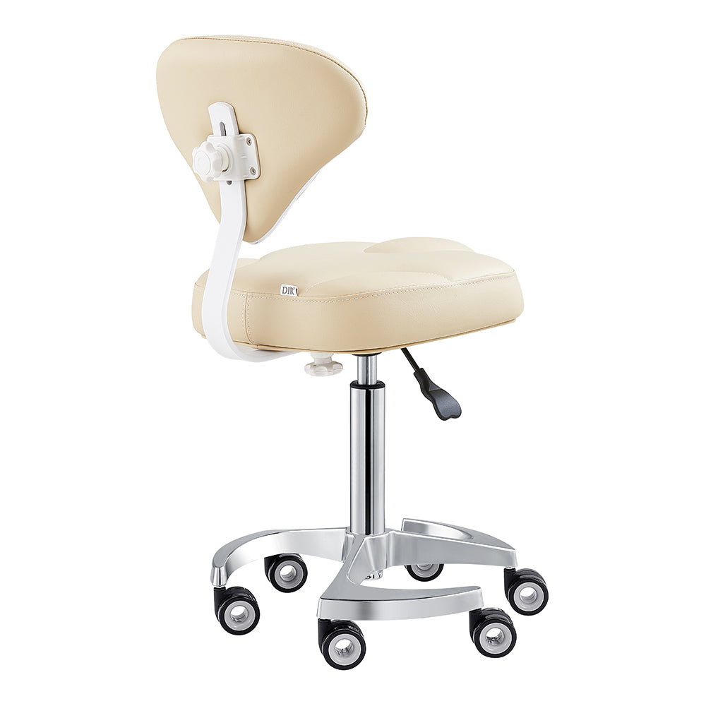 Zen Adjustable Swivel Beige Stool DIR