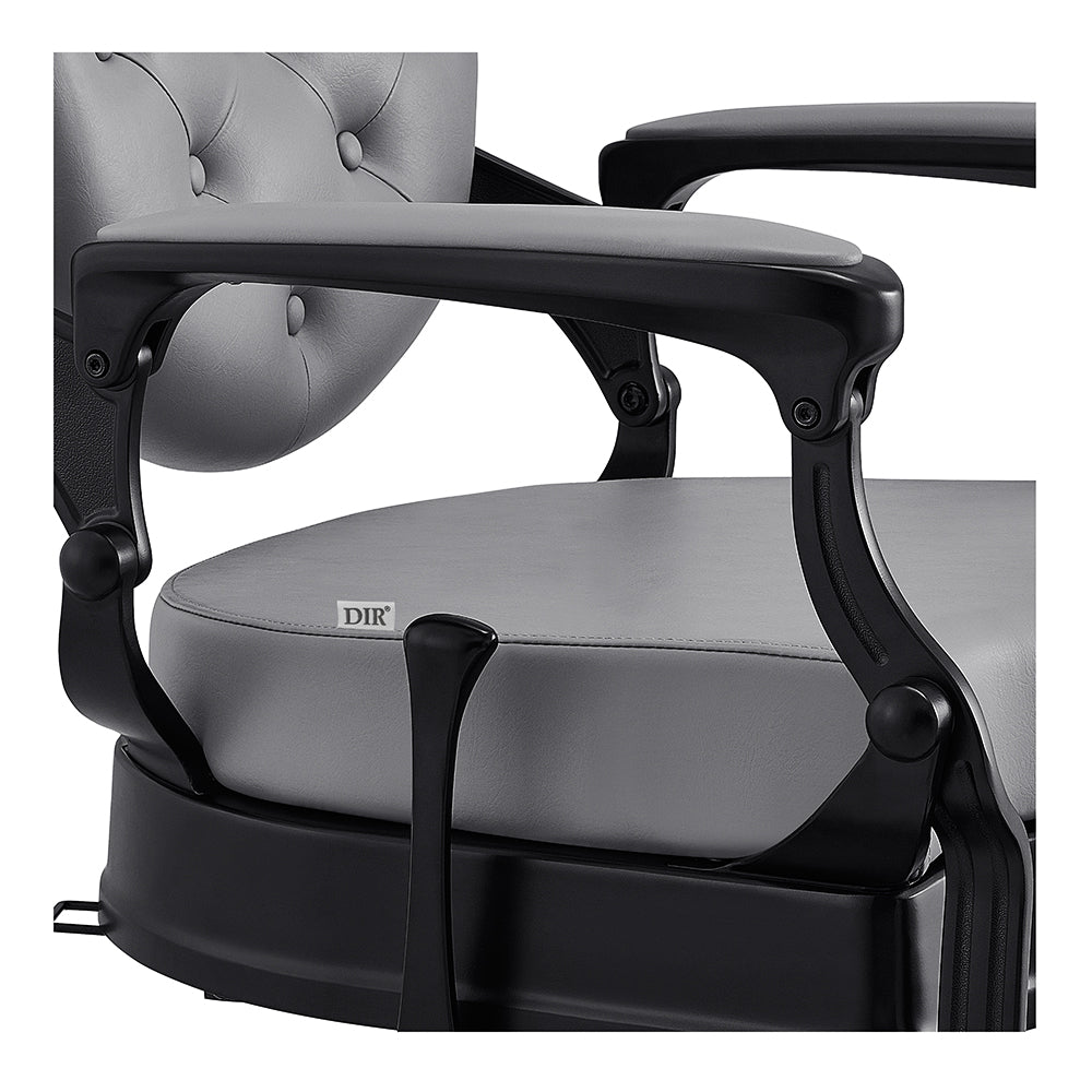 The Viking Modern Barber Chair Gray DIR