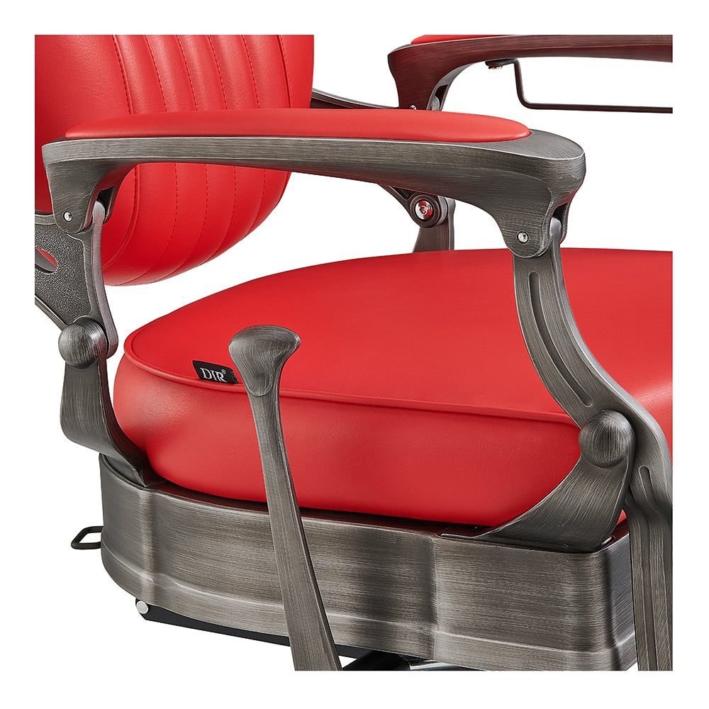 Kaiser II Retro Style Barber Chair Red DIR