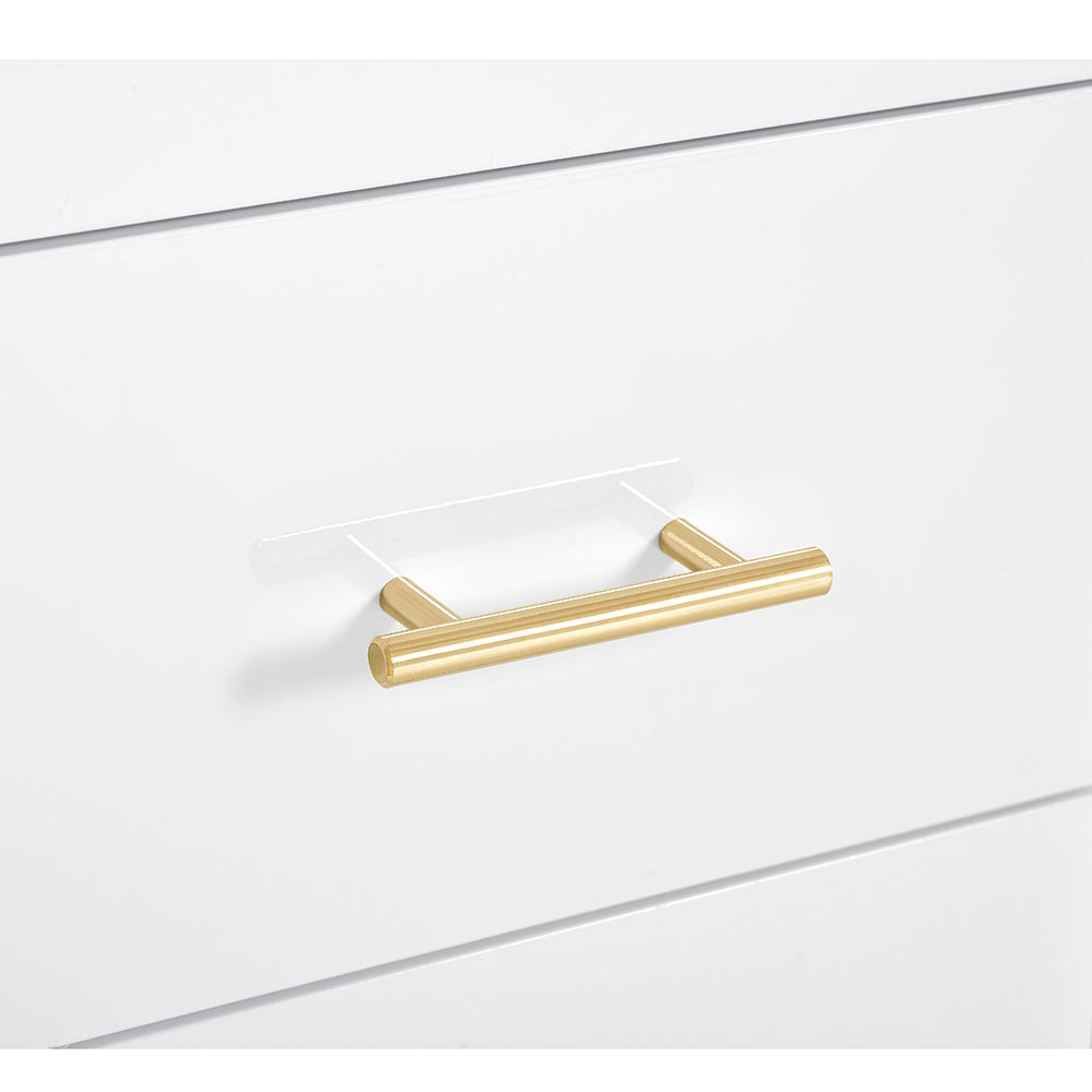 Cannes Manicure Pedicure Trolley Cart White DIR