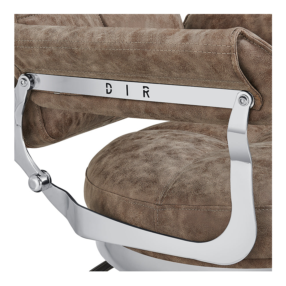 Milano Salon Hairdressing Styling Chair Vintage Brown DIR