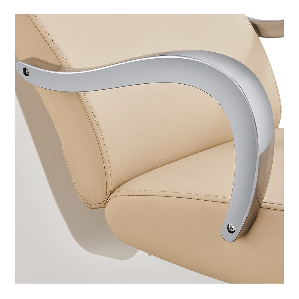 Beckman Shampoo Backwash Unit with Adjustable Seat Beige DIR