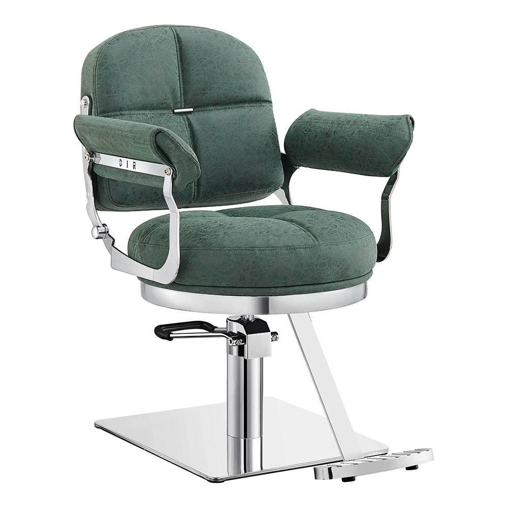 Milano Salon Hairdressing Styling Chair Vintage Green DIR