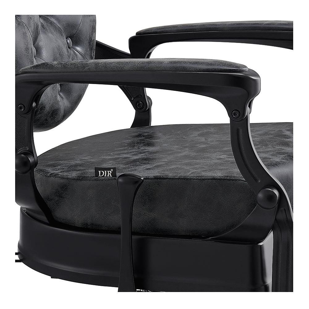 The Viking Modern Barber Chair Vintage Black DIR