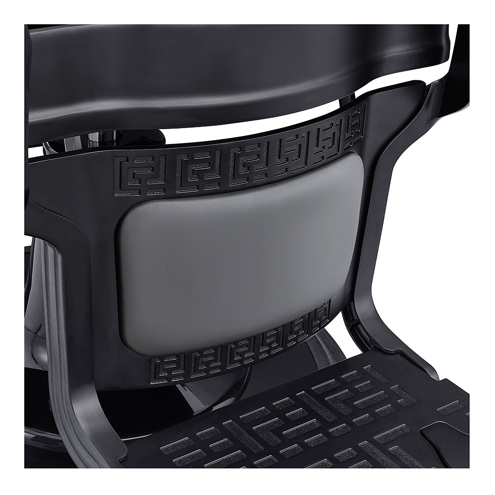 The Viking Modern Barber Chair Gray DIR