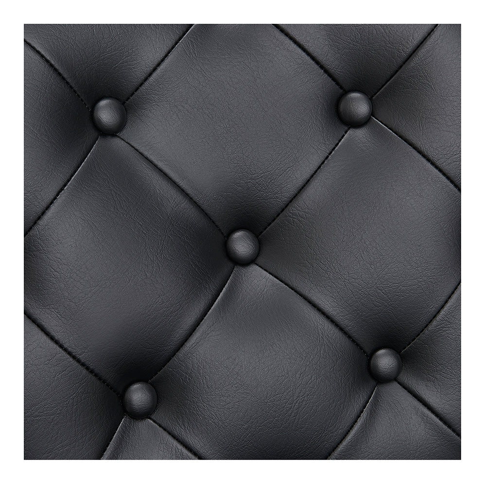 Princeton II Gold Barber Chair - Black DIR