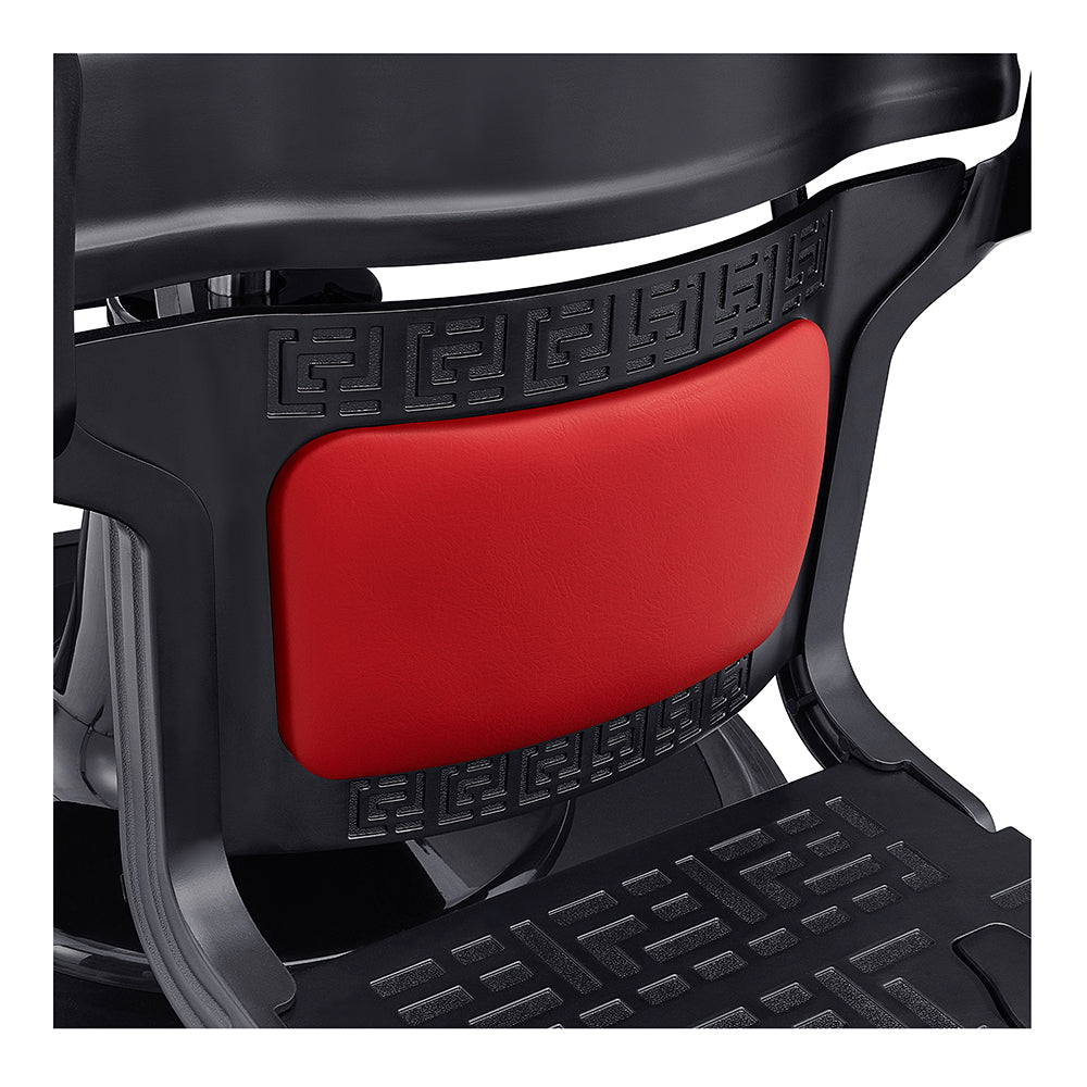 The Viking Modern Barber Chair Red DIR