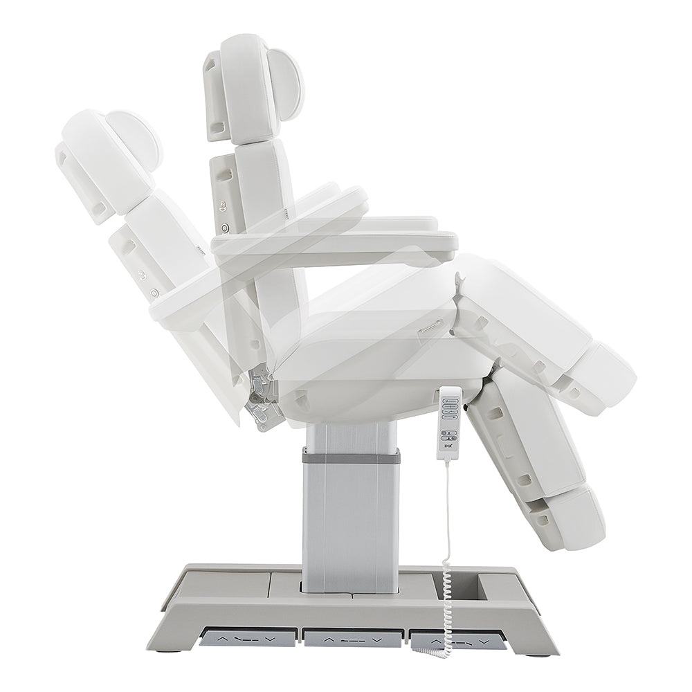 Sydney Medical Chair – 4 Motors with Foot Remote & Hand Remote White DIR