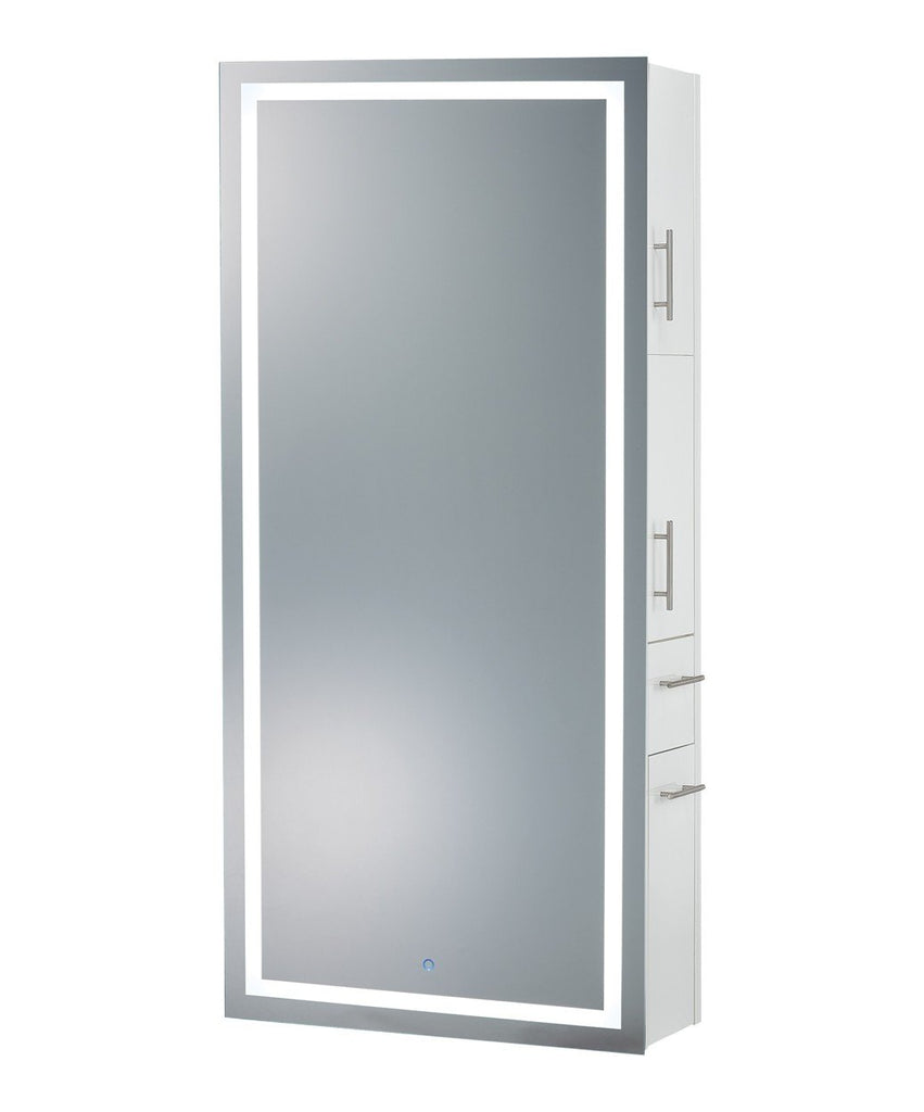 Lumina LED Dimmable Mirror with Server Pibbs