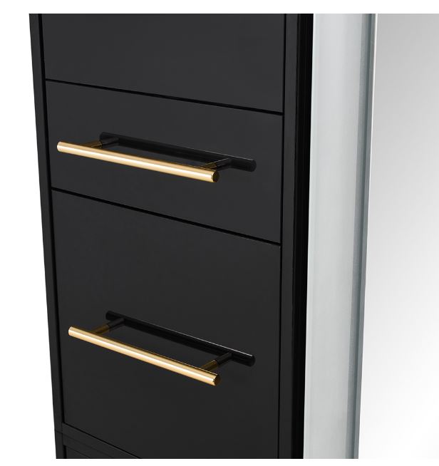 Magic II Single LED Lighted Styling Station Black DIR