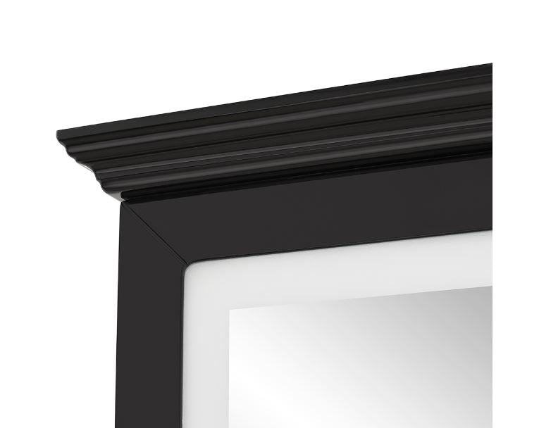 Adonis III Double LED Lighted Styling Station Black DIR