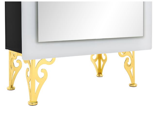 Magic II Single LED Lighted Styling Station Black DIR