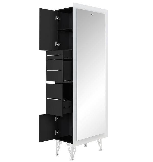 Magic II Single LED Lighted Styling Station Black DIR