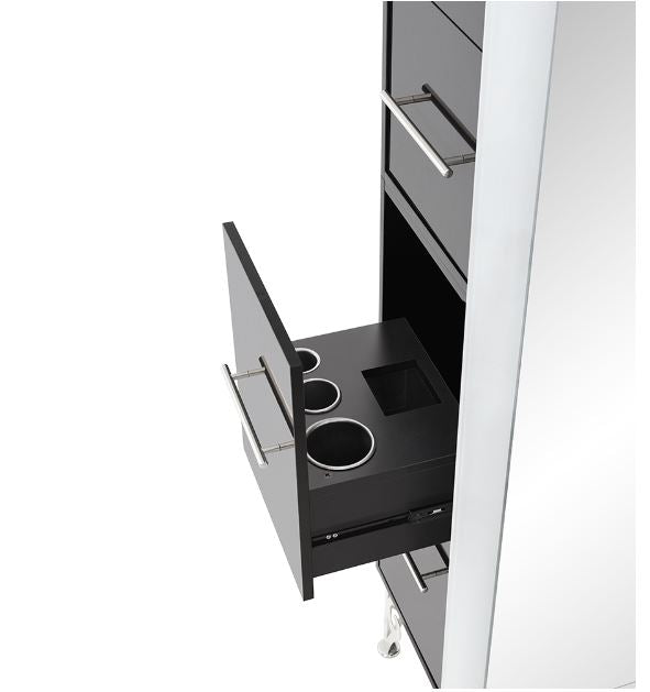 Magic II Single LED Lighted Styling Station Black DIR