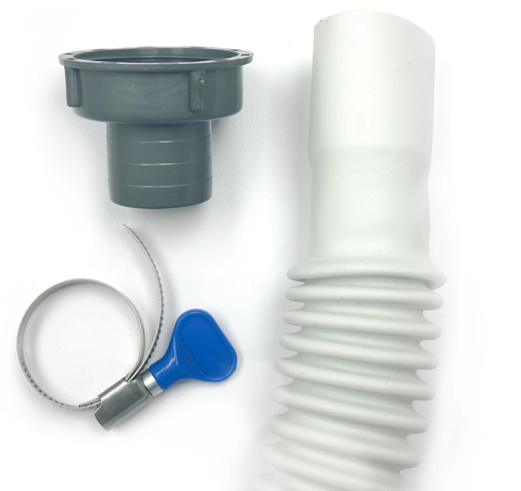 Flexible Drain Hose with Adapter for Tilting Bowl Drain Jeffco