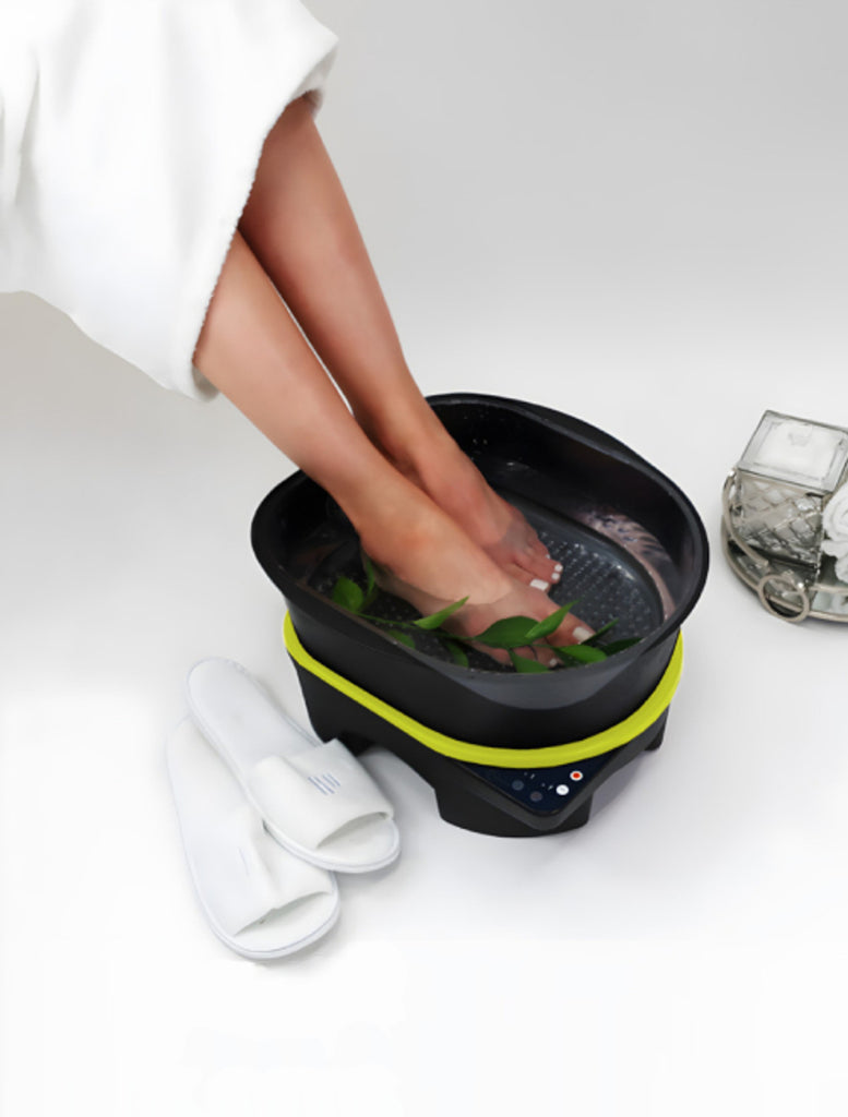 Pro Foot Massager in Lime-Yellow w/ Heat & Vibration Belava