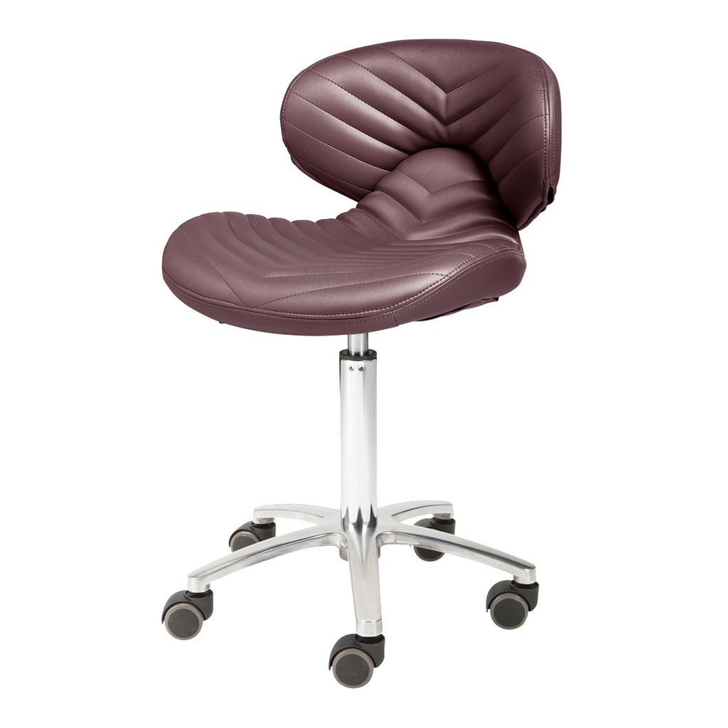 Chevron Technician Stool 1010H - Chocolate Whale Spa