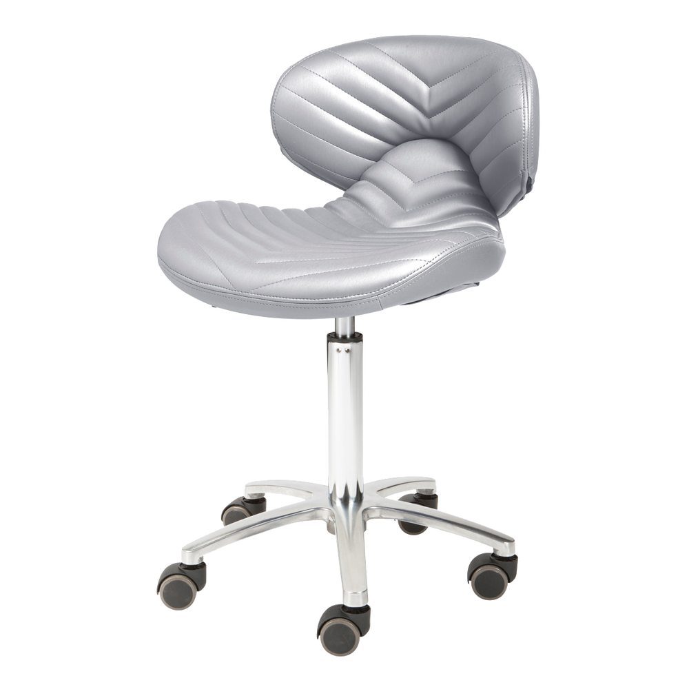 Chevron Technician Stool 1010H - Gray Whale Spa