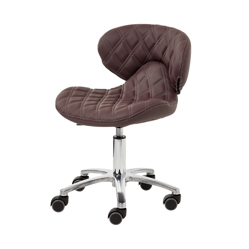 Lexi Pro Double Diamond Pedicure Stool Chocolate Whale Spa