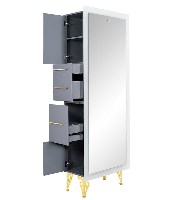 Magic II Single LED Lighted Styling Station Graphite Gray DIR