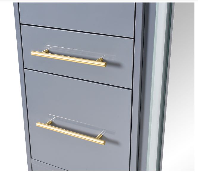 Magic II Single LED Lighted Styling Station Graphite Gray DIR