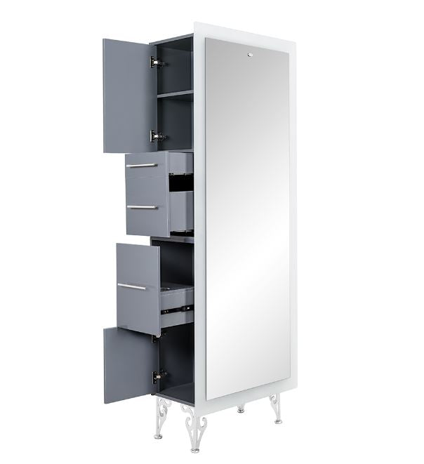 Magic II Single LED Lighted Styling Station Graphite Gray DIR