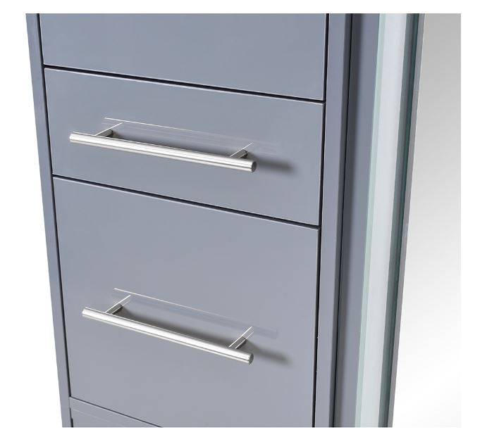 Magic II Single LED Lighted Styling Station Graphite Gray DIR