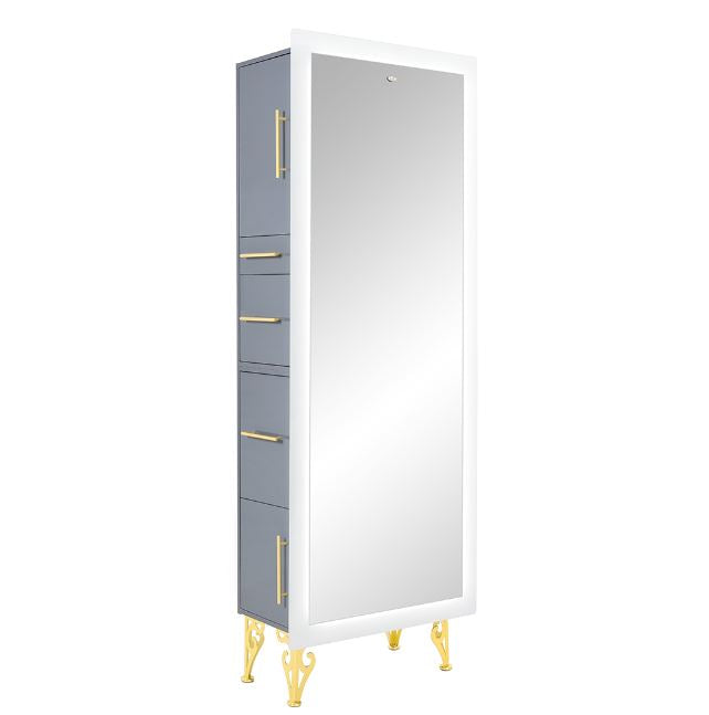 Magic II Single LED Lighted Styling Station Graphite Gray DIR