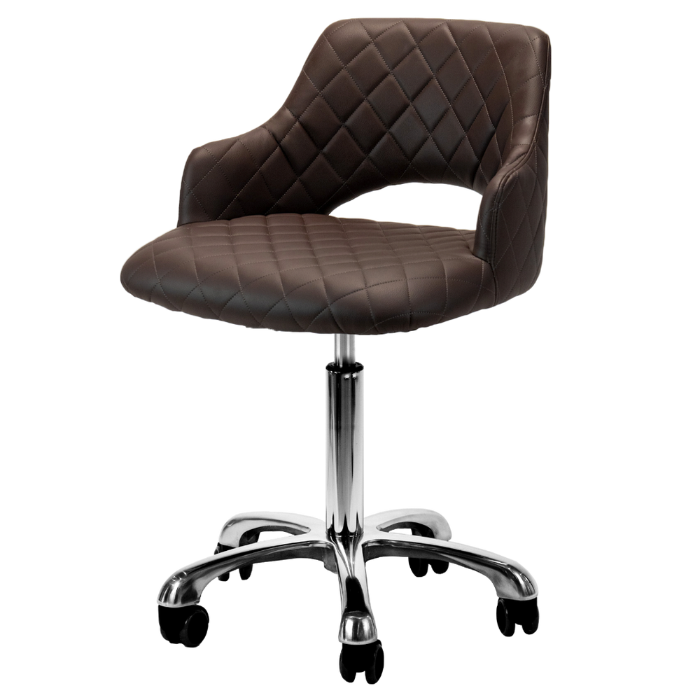 Gem Manicure Stool in Chocolate Whale Spa