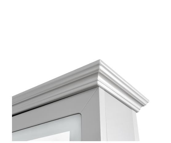 Adonis III Double LED Lighted Styling Station Silver Gray DIR