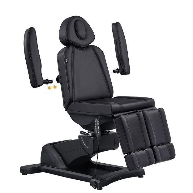 Libra II with Split Legs Medical Electric Procedure Chair-5 Motors Black DIR