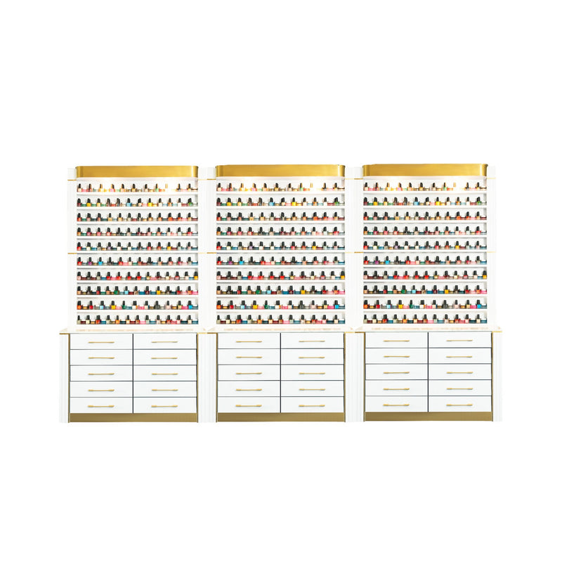 Le Cinq Polish Rack Cabinet 188″