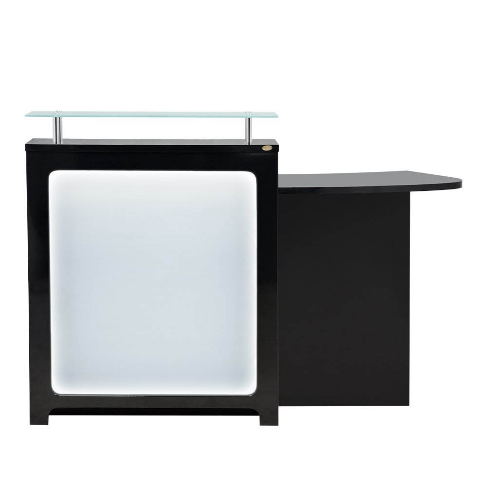 Gattino LED Lighting Reception Desk Black DIR