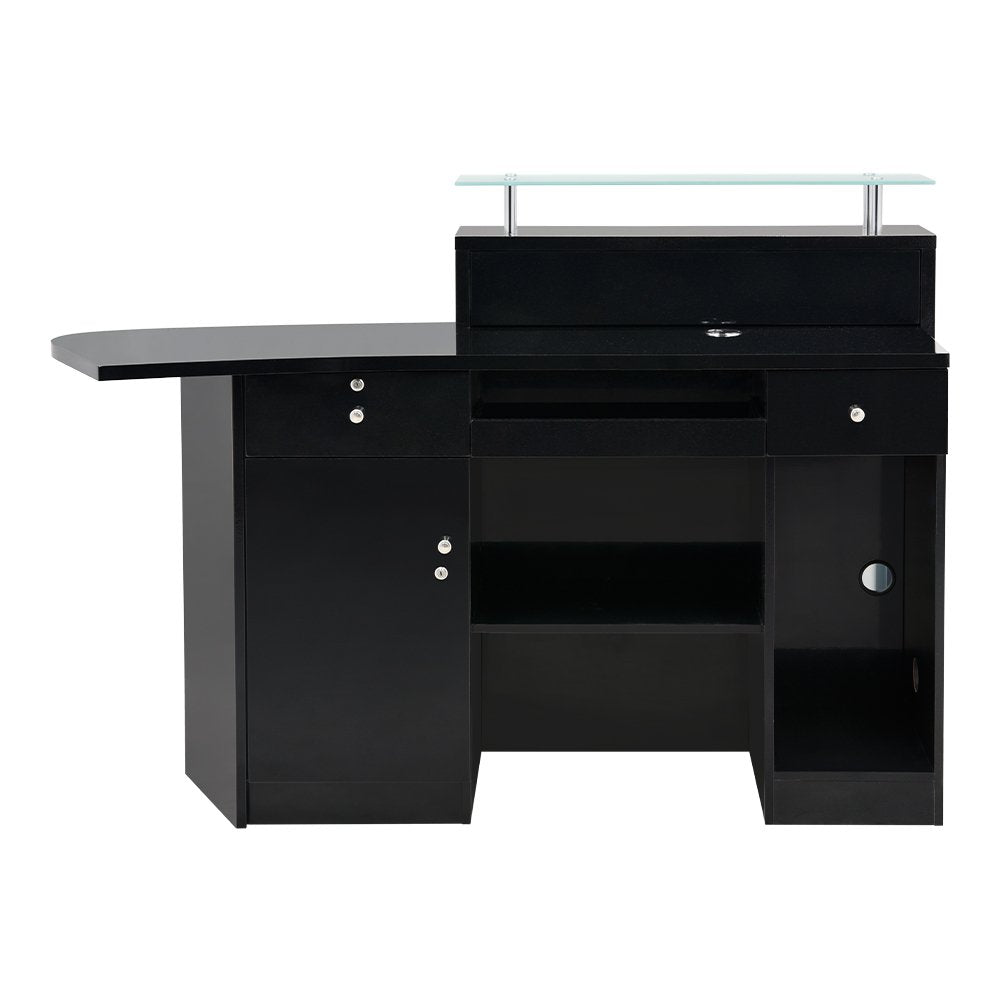 Gattino LED Lighting Reception Desk Black DIR