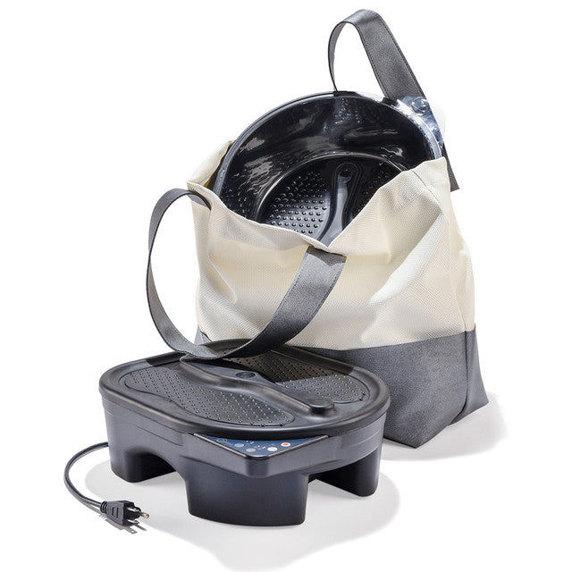 Pro Foot Massager in Black w/ Heat & Vibration Belava