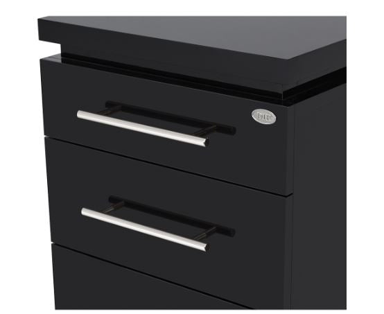 Romance II Styling Station Cabinet Black DIR