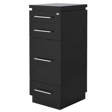 Romance II Styling Station Cabinet Black DIR