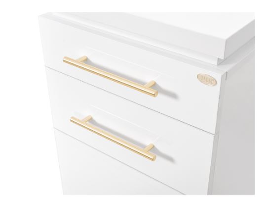 Romance II Styling Station Cabinet White DIR