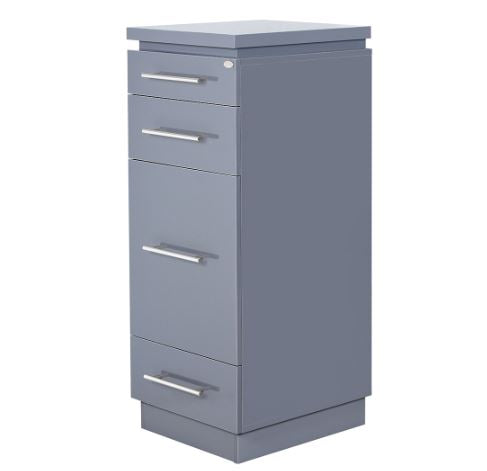 Romance II Styling Station Cabinet Graphite Gray DIR